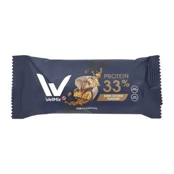 WellMix Proteinová tyčinka s příchutí Dark Cookie 45 g