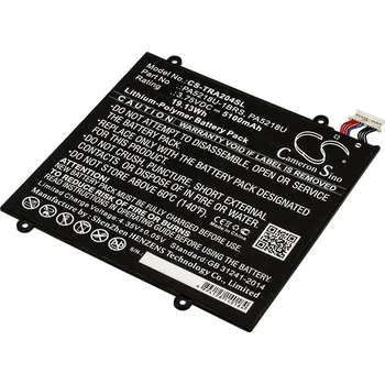 Náhradní díl pro tablet Baterie Cameron Sino CS-TRA204SL, Li-Polymer, 5100