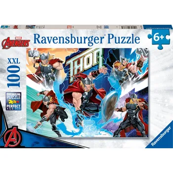Puzzle Puzzle Ravensburger Puzzle 133765 Marvel Hero: Thor 100 Dílků