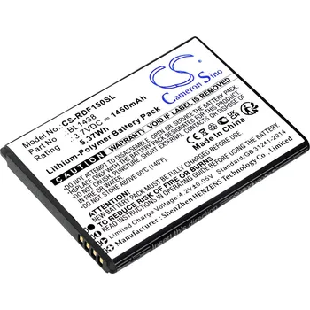 Baterie pro mobilní telefon Baterie Cameron Sino CS-RDF150SL, Li-Polymer, 1450