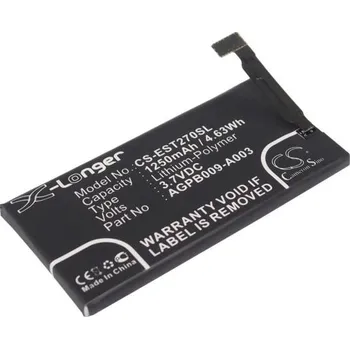 Baterie pro mobilní telefon Baterie Cameron Sino CS-EST270SL, Li-Polymer, 1250