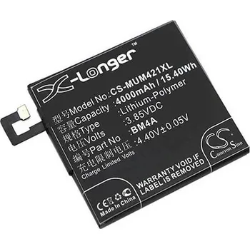 Baterie pro mobilní telefon Baterie Cameron Sino CS-MUM421XL, Li-Polymer, 4000