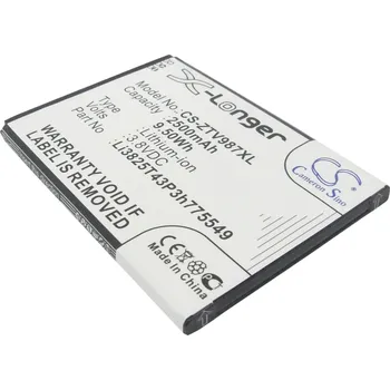 Baterie pro mobilní telefon Baterie Cameron Sino CS-ZTV987XL, Li-Ion, 2500