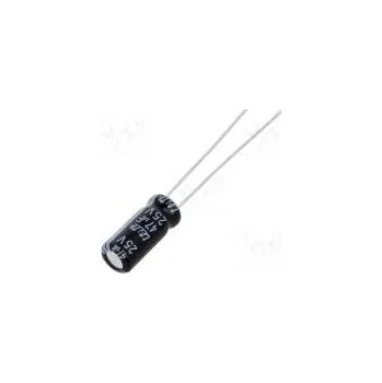 Kondenzátor Kondenzátor elektrolytický THT 47uF 25VDC Ø5x11mm Rozteč 2mm