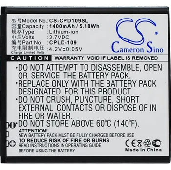 Baterie pro mobilní telefon Baterie Cameron Sino CS-CPD109SL, Li-Ion, 1400