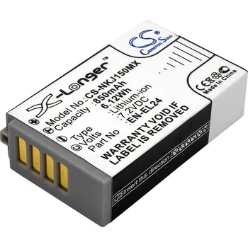 Akumulátor Baterie EN-EL24 ENEL24 pro fotoaparát Nikon J5