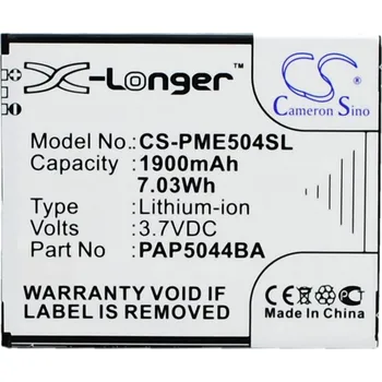 Baterie pro mobilní telefon Baterie Cameron Sino CS-PME504SL, Li-Ion, 1900
