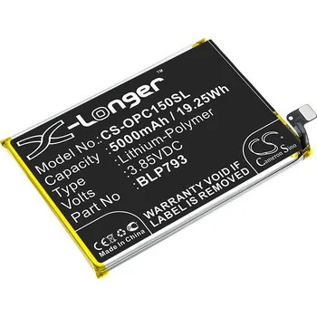 Baterie pro mobilní telefon Baterie Cameron Sino CS-OPC150SL, Li-Polymer, 5000