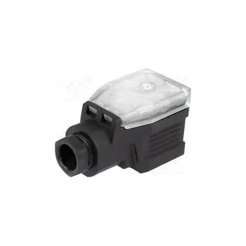 Elektrická zásuvka Konektor pro ventily zástrčka formát A 18mm zásuvka PIN 4