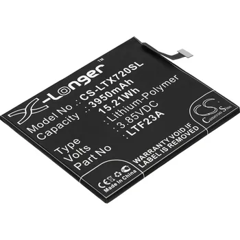 Baterie pro mobilní telefon Baterie Cameron Sino CS-LTX720SL, Li-Polymer, 3950