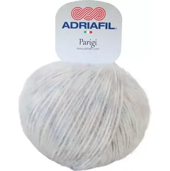 Příze Adriafil Parigi 80 Bílošedá (Efektní příze Parigi Bianco)