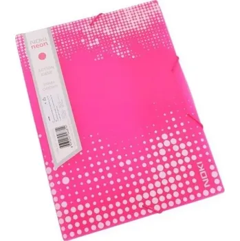 Desky na dokumenty NEON PP A4, růžové
