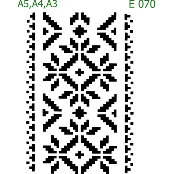 Šablona E 070 - A3 , Lepící fólie