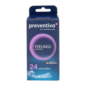 Kondom Preventivo Kondomy Feelings, ultratenké 24 ks