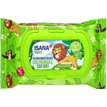 Dětský vlhčený ubrousek ISANA Kids Vlhčené ubrousky s vůní jablka 20 ks