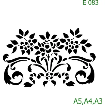 Šablona E 083 - A4 , Lepící fólie