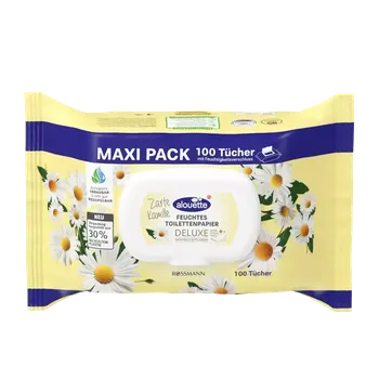 Toaletní papír alouette Vlhčený toaletní papír Deluxe Heřmánek 100 ks