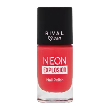 Přípravek na nehty RIVAL Loves Me Lak na nehty Neon Explosion 08 hot tangerine 8 ml