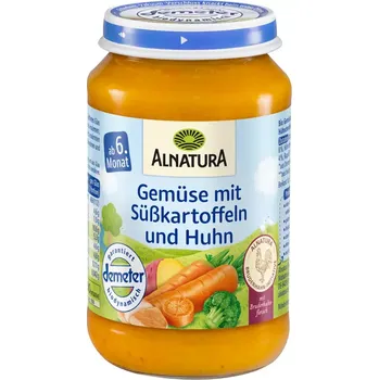 Alnatura BIO Příkrm batáty a kuřecí maso 190 g