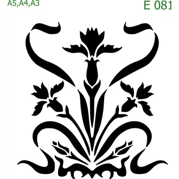 Šablona E 081 - A5 , Nelepící folie