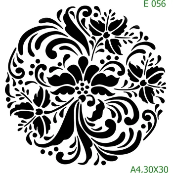 Šablona E 056 - 30 x 30 cm , Lepící fólie
