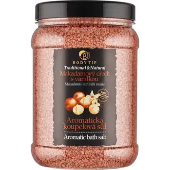 Koupelová sůl Vivaco Sůl do koupele Makadamový ořech s vanilkou 1,5 kg