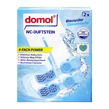WC čistič Domol WC blok 4v1 Oceán 96 g