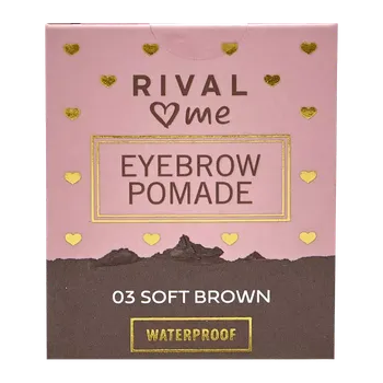Tužka na obočí RIVAL Loves Me Pomáda na obočí 03 Soft brown