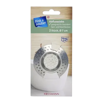 Cedník a síto flink & sauber Odtokové sítko 2 ks