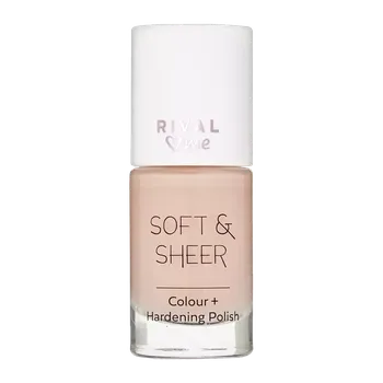 Přípravek na nehty RIVAL Loves Me Lak na nehty Soft & Sheer 02 peach shake 9 ml