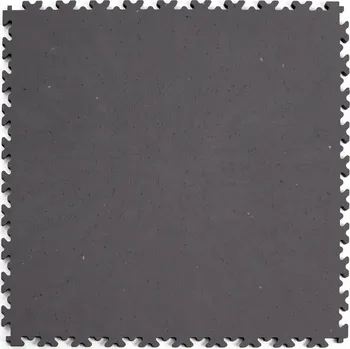 Umělý povrch PVC dlažba Mosolut Machine Industrial+, Hladká, ECO, šedá