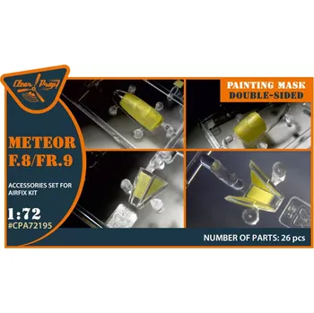 Plastikový model Clear Prop models 1/72 Meteor F.8/FR.9 paint.mask double-sided (AIR)