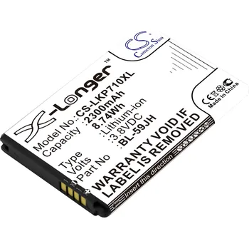 Baterie pro mobilní telefon Baterie Cameron Sino CS-LKP710XL, Li-Ion, 2300