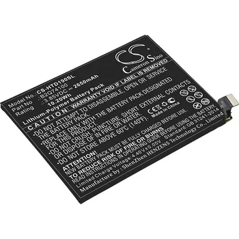 Baterie pro mobilní telefon Baterie Cameron Sino CS-HTD190SL, Li-Polymer, 2650