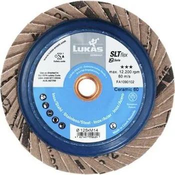 Brusný kotouč LUKAS Brusné lamelové talíře SLTflex 115 Ceramic 60, A272711506070