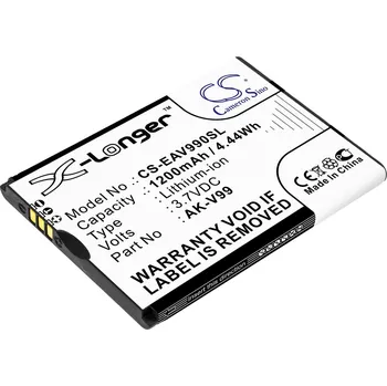 Baterie pro mobilní telefon Baterie Cameron Sino CS-EAV990SL, Li-Ion, 1200