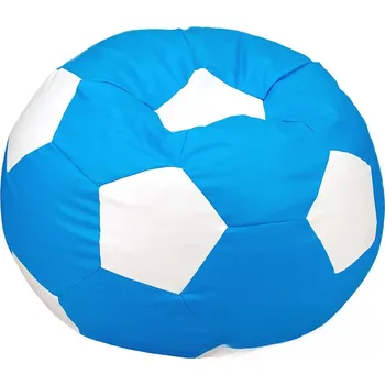 Taburet Dětský taburet MÍČ 40 cm - světlemodrá + bílá