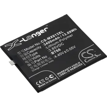 Baterie pro mobilní telefon Baterie Cameron Sino CS-MX613XL, Li-Polymer, 3400