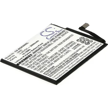 Baterie pro mobilní telefon Baterie Cameron Sino CS-BQX500SL, Li-Polymer, 2800