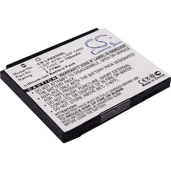 Baterie pro mobilní telefon Baterie Cameron Sino CS-LKE850SL, Li-Ion, 750