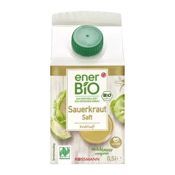 enerBiO BIO šťáva z kysaného zelí 500 ml