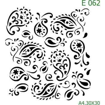 Šablona E 062 - 30 x 30 cm , Lepící fólie