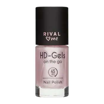 Přípravek na nehty RIVAL Loves Me Lak na nehty HD-Gels on the go 04 Pearl Nude 9 ml