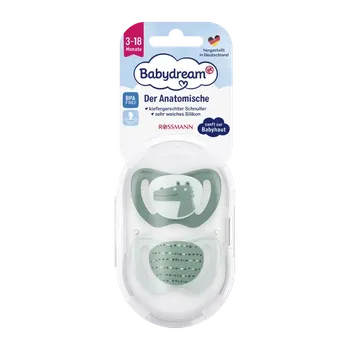 dudlíky Babydream Silikonový anatomický dudlík, různé druhy 3 - 18 měs. 2 ks