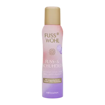 Kosmetika na nohy Fusswohl Deodorant na nohy a obuv 150 ml