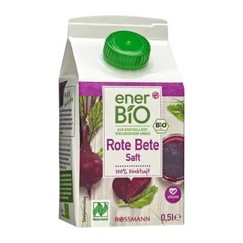 enerBiO BIO šťáva z červené řepy 500 ml