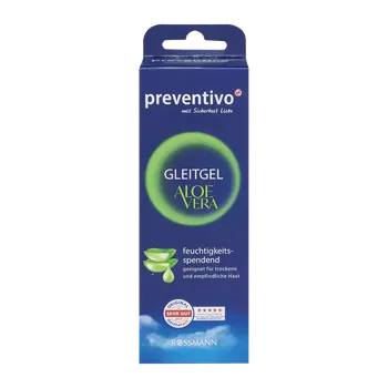 Preventivo Lubrikační gel s výtažky z Aloe Vera 100 ml