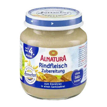 Alnatura BIO Příkrm s hovězím masem 125 g