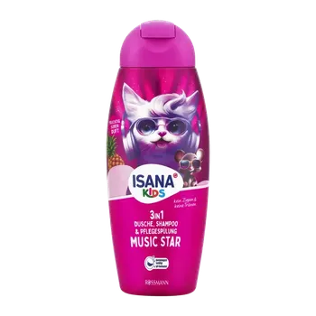 Sprchový gel ISANA Kids Mycí gel Music Star 3v1 300 ml