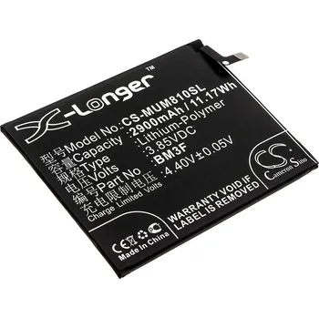 Baterie pro mobilní telefon Baterie Cameron Sino CS-MUM810SL, Li-Polymer, 2900